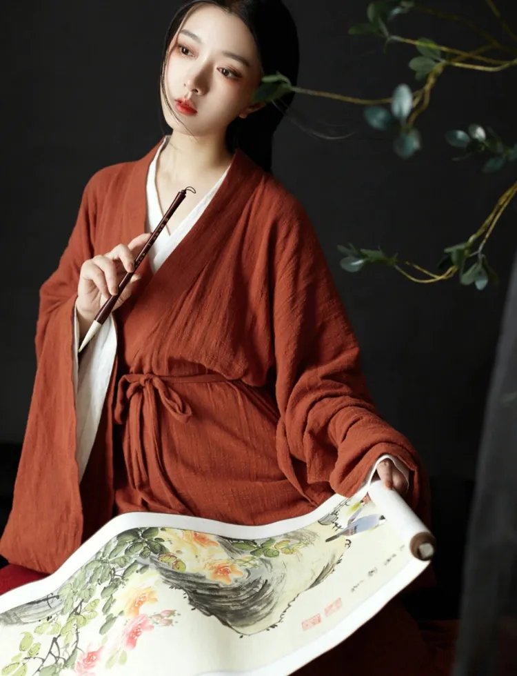 Red Hanfu Dress Women