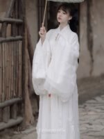 Fashion Hanfu Traditional Chinese Dress White Hanfu Dress - Image 3