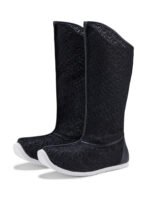 Breathable Mesh Chinese Boots for Men – Lightweight Hanfu Footwear for Summer Events & Cosplay - Image 3
