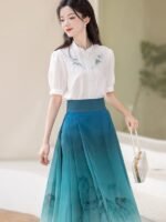 Chinese Style Casual Hanfu Dress Elegant Women Dress - Image 3