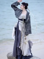 Daily Chinese Outfit Song Style Modern Hanfu Dress