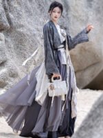 Daily Chinese Outfit Song Style Modern Hanfu Dress - Image 3