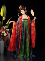 Dunhuang Style Hanfu Dress Tang Ruqun Set - Image 3