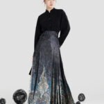 Embroidered Mamian Skirt for Women Ming Style Hanfu Skirt