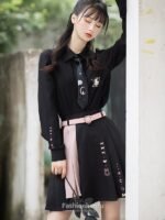 Chinese Clothing Black Modern Hanfu Dress - Image 2