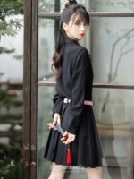 Chinese Clothing Black Modern Hanfu Dress - Image 4