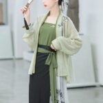 Fashion Hanfu Summer Daily Dress Green Modern Hanfu Dress