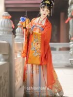 Fashion Hanfu Chinese Tang Dynasty Clothes Hanfu Dress Cosplay - Image 3