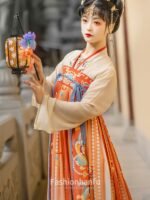 Fashion Hanfu Chinese Tang Dynasty Clothes Hanfu Dress Cosplay - Image 4