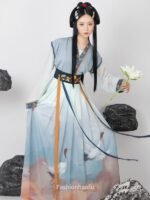 Fashion Hanfu Chinese Tang Style Hanfu Dress Cosplay - Image 3
