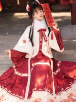 Traditional Chinese Hanfu Dress For Chinese New Year