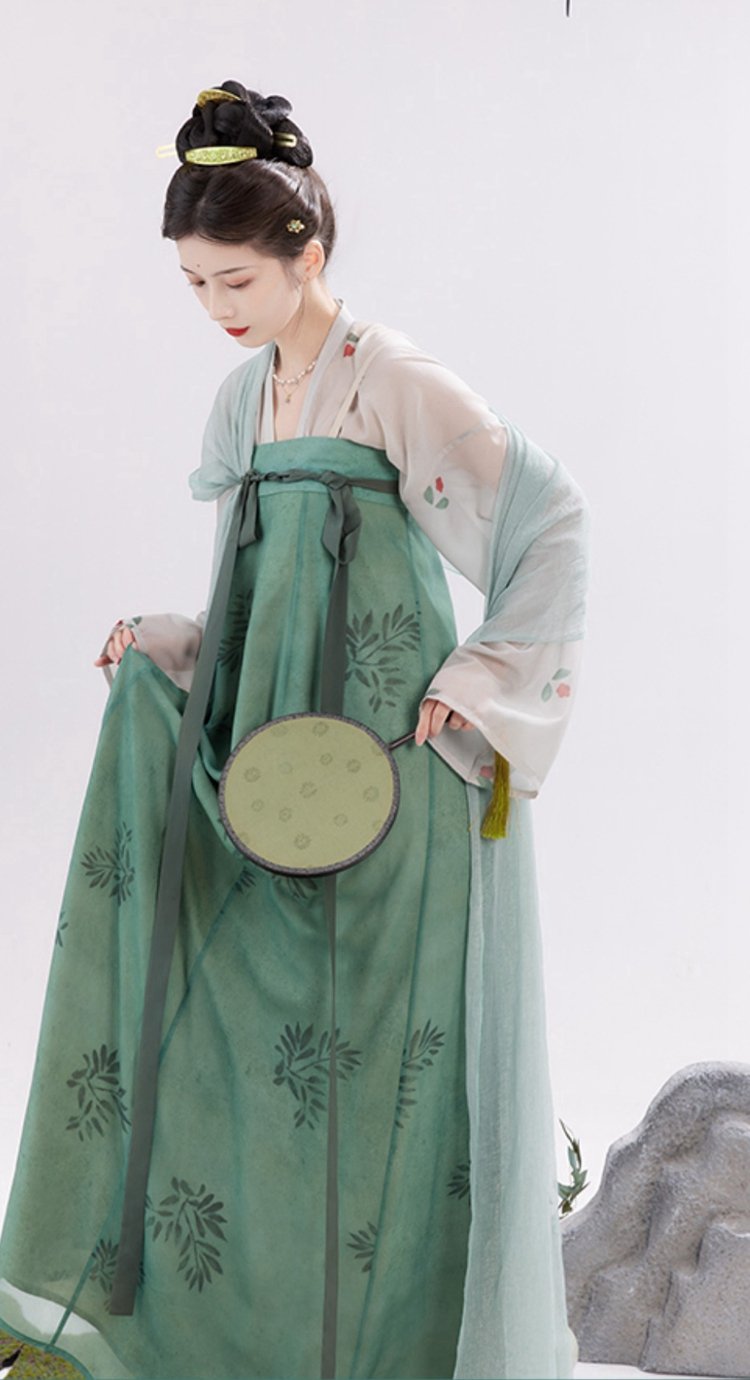 Green Hanfu Dress Female