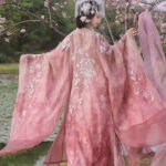 Pink Hanfu Dress – Fairy Embroidered Flowing Chinese Outfit Set