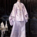 Ming Dynasty Women’s Hanfu Set Lavender Outfit