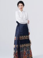 Ancient Chinese Costume Ming Dynasty Hanfu Skirt - Image 3