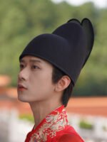 Ming Dynasty Yishanguan Official Hat for Men – Chinese Official Headwear for Hanfu & Photography - Image 2