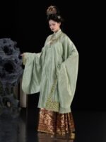 Ming Dynasty Clothes Set – Embroidered Yuanlingpao & Horse Face Skirt - Image 5