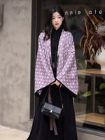 Modern Chinese Outfit for Women Jin-Style Jacket & Wrap Skirt Set - Image 4