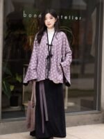Modern Chinese Outfit for Women Jin-Style Jacket & Wrap Skirt Set - Image 2