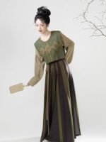 Modern Tang Style Hanfu Dress for Women