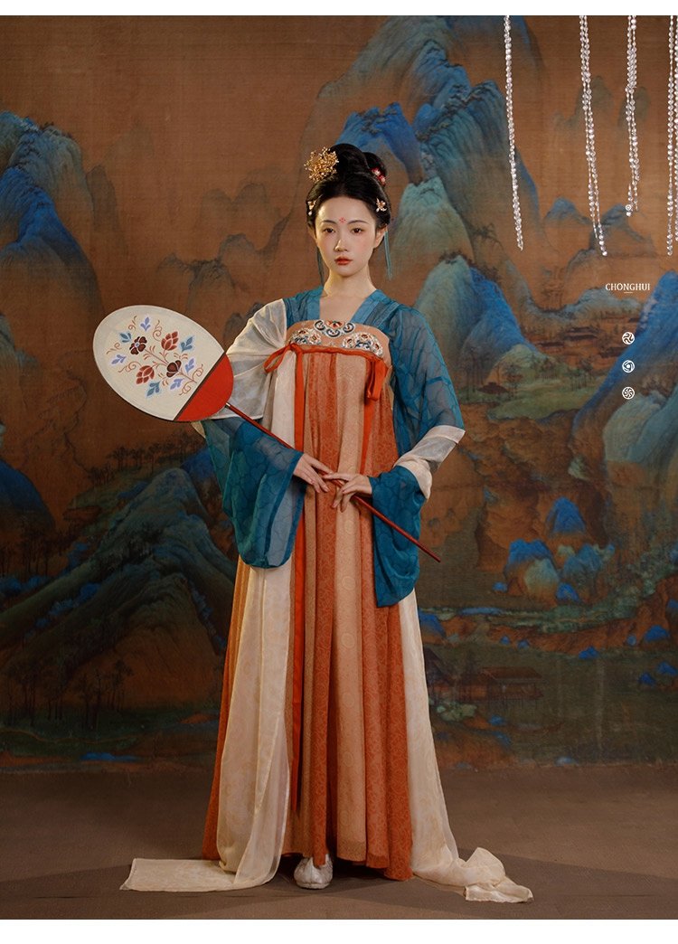 Hanfu Tang Dynasty Clothing Female