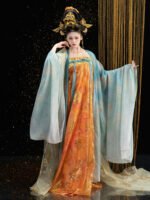 Tang Dynasty Hanfu Dress Set – Chinese Traditional Clothes - Image 4