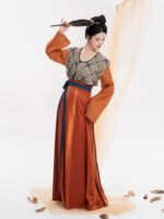Tang Dynasty Hanfu Set for Women Three-Piece Tang Style Outfit - Image 2