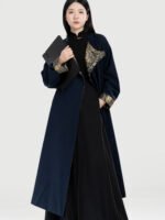 Tang-Style Brocade Coat with Matching Pants & Knit Top