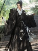Traditional Chinese Clothing Male Cosplay Black Hanfu Dress