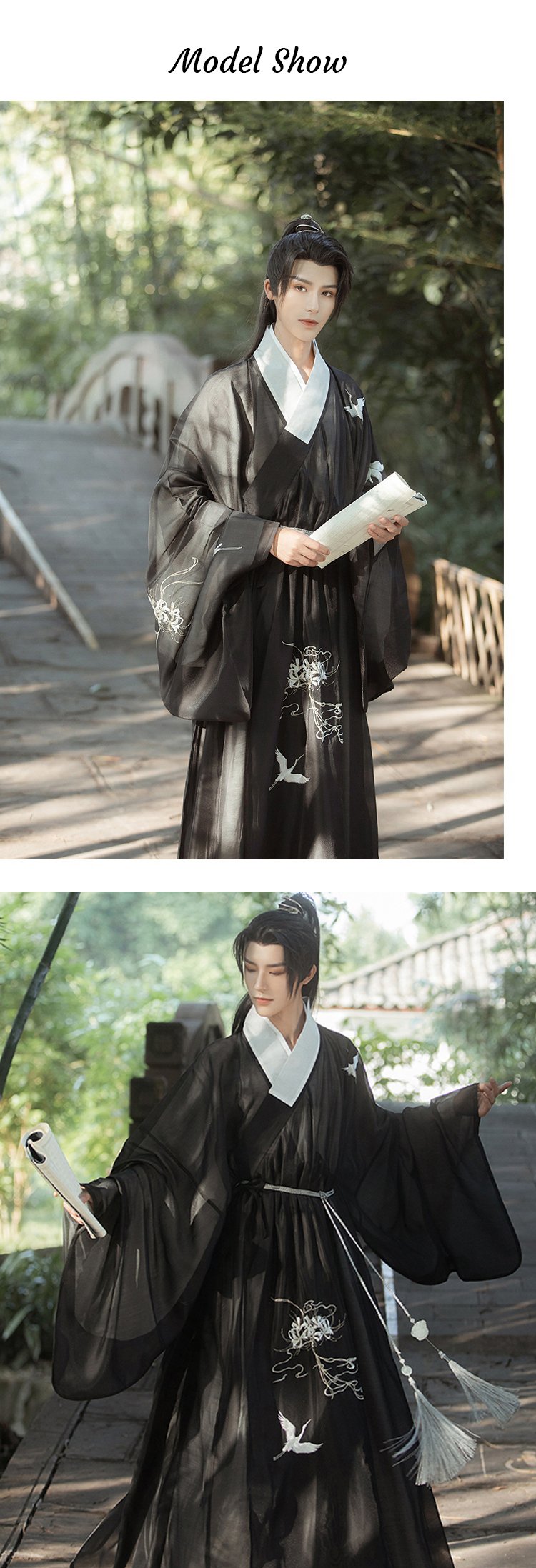 Traditional Chinese Clothing Black Hanfu