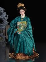 Ming Dynasty Clothes Set – Embroidered Yuanlingpao & Horse Face Skirt - Image 2