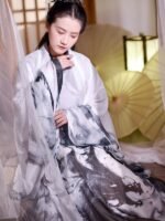 Traditional Male Chinese Clothing Hanfu Dress Stage Cosplay Costume Men&Women - Image 3