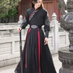 Wuxia Hanfu Set for Women & Men – Unisex Martial Arts Costume Outfit