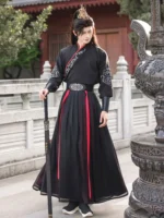Wuxia Hanfu Set for Women & Men – Unisex Martial Arts Costume Outfit
